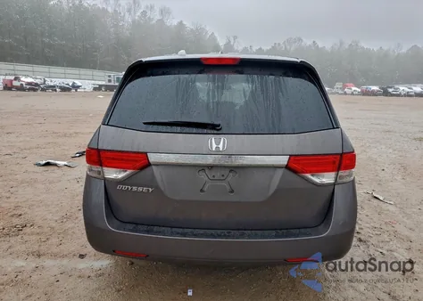 2016 Honda Odyssey Exl from USA, damaged, VIN 5FNRL5H62GB127817